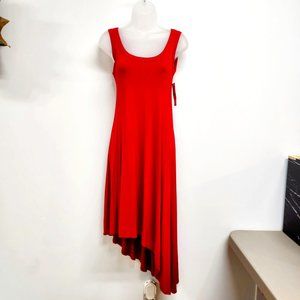 Red Karen Kane Asymmetrical Tango Dress Size S NWT